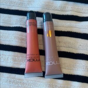 Set of 2 Max Lip Gloss Duo in Coral and Nude
